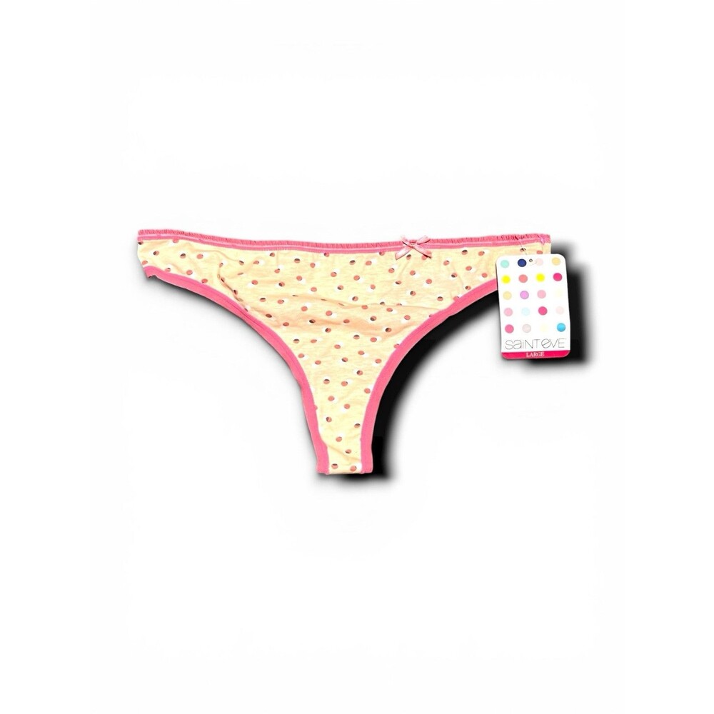 Saint Eve Everyday Comfort Cotton Thong Panty - Large